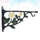 thumbnail image 1 of KAKOWELY Gancho De Hierro Negro Con Floral Para Colgar Macetas De Pared Resistente Y Duradera, 1 of 8