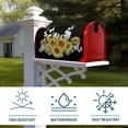 thumbnail image 3 of Summer Mailbox Cover Magnetic Fall Sunflower Waterproof Mail Wraps Autumn Butterflies Floral Post Letter Box Covers Farmhouse Rustic Flowers Mailbox Covers Decor for Garden Yard 18x21 Inch, 3 of 5