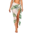thumbnail image 7 of SPZTXS Sheer Wrap Sarong Cover Upfor Women Print Summer Beach Swim Cover Up Sun Protection Wrap Shawl, 7 of 7