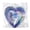 Blue, variant on Wind Spinner Outdoor Metal Decorations, Stainless Steel Reflective Silver Heart Wind Spinner, 3D Heart Wind Spinners, Sparkly Bird Deterrent for Yard & Patio, Outdoor Gifts - Red