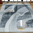 thumbnail image 5 of Ultrug Abstract Area Rug Soft Rugs Non-Slip Indoor Carpet for Bedroom Living Room Home Decor,4'x6',Gray, 5 of 7