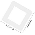 thumbnail image 2 of Minkissy 5Pcs Transparent Acrylic Wall Plate Cover for Sockets and Switches, 2 of 8