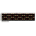 thumbnail image 2 of Ambesonne Wings Print Fabric by the Yard Upholstery, Love Art Heart on Dark, 5 Yards, Yellow Black Ruby, 2 of 4