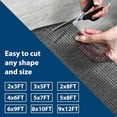 thumbnail image 3 of shiyou-Coyacool Non Slip Rug Pads for Hardwood Floors, 5x7 Rug Pad Gripper for Area Rugs, Under Carpet Anti Skid Mat, Black, Keep Your Rugs Safe and in Place, 3 of 4