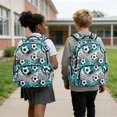 thumbnail image 5 of Xixirimido Soccer Balls Graffiti Print 17" Multi Pockets Kids Backpack for Boys Lightweight School Bag Girls Large Bookbag for Elementary Middle High School Students, 5 of 8