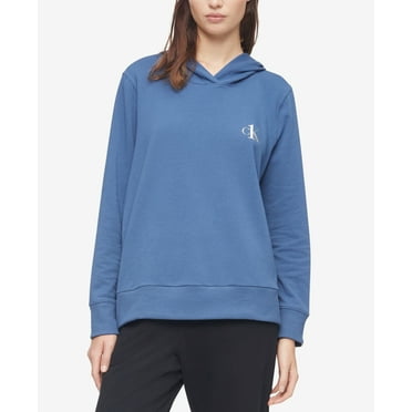 Calvin Klein Ck One Plus Size French Terry Lounge Hoodie, Navy, 3X