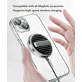 thumbnail image 4 of Case for iPhone 14 Plus Case Clear Magnetic Compatible with MagSafe Built-in Camera Lens Protector Soft Slim Shockproof Phone Case for iPhone 14 Plus 6.7" - Silver, 4 of 6