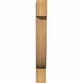 thumbnail image 2 of 3 1/2"W x 12"D x 28"H Alpine Smooth Corbel, Western Red Cedar, 2 of 9
