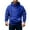 #Blue, variant on DPTALR George Men's Quarter Zip Pullover Cargo Sweatshirts with Hood,Fall Casual Comfy Soft Fleece Hoodies with Pockets,Blue,Big and Tall Men M