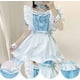 thumbnail image 5 of Traje de sirvienta para Halloween, vestido de sirvienta francesa, disfraz de cosplay, delantal clásico, exótico para mujer., 5 of 5