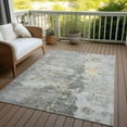 thumbnail image 6 of Addison Rugs Chantille Indoor/Outdoor Transitional Abstract Gray Washable Rectangle Rug, 8' x 10', 6 of 6