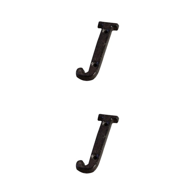 Youkk Iron Decoration Doorplate Durable And Rustproof Wide Application Not Easy To Fade Metal Metal Letters House Numbers B17--J 2Set