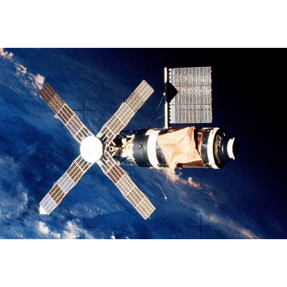 24x36 gallery poster, Skylab as Skylab 2 mission departs