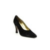 Pre-owned|Bottega Veneta Womens Almond Toe Slip On Pumps Black Suede Size 38.5 8.5