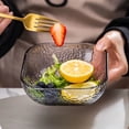 thumbnail image 5 of Transparent Kitchen Fruit Bowls, Salad Glass Tableware, Food Plate for Dining, Bar, Home, Garden, Fruit Plates (Phnom Penh-400ml), 5 of 7