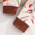 thumbnail image 6 of UngA Newborn Baby Boy Clothes Fishing Short Sleeve Romper Shirt Tops Pants Summer Spring Outfits Cute Hat 3Pcs Set (Beige,6-9 Months), 6 of 7