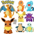 thumbnail image 2 of Anime Pokemon Pikachu peluche Charmander Squirtle Bulbasaur Eevee Snorlax bebé regaloTortuga de guerra 23cm1 zhangyuxiang unisex, 2 of 2