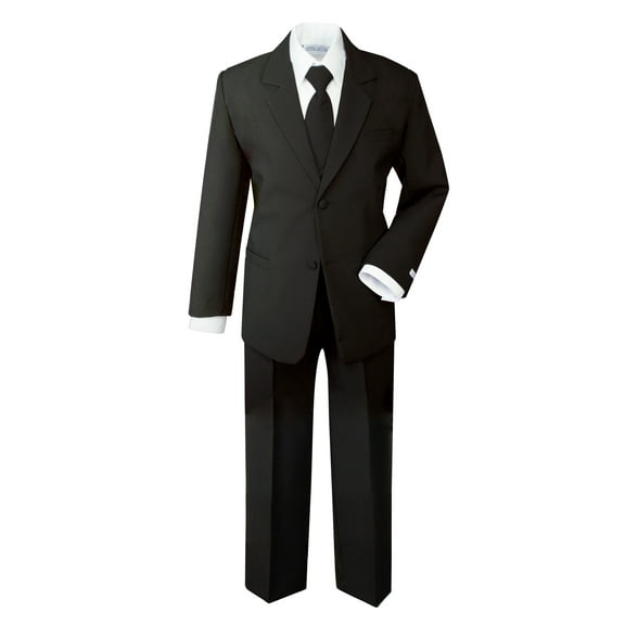 Spring Notion Formal Black, Dress Suit Set (Boy's), 5-Piece Set, Sizes 5-12