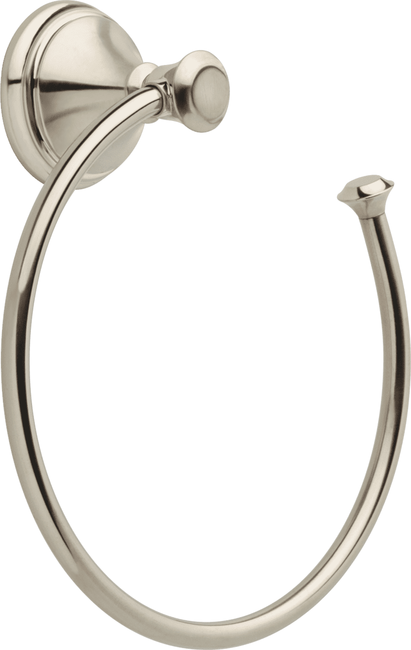 Delta Cassidy Towel Ring, Stainless