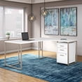 thumbnail image 2 of 72W Desk with 30W Return and 3 Drawer Mobile Pedestal BSH, 2 of 8