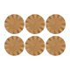 thumbnail image 2 of Manteles Individuales Macarena 6 piezas dorado, 2 of 8