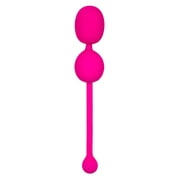California Exotic Novelties Rechargeable 12-Function Silicone Dual Kegel Ball - Pink