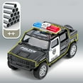 thumbnail image 1 of Flmtop 1/36 Simulation Police Car Vehicle Pull Back Truck Model Kids Toy Christmas Gift, 1 of 8