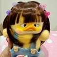 thumbnail image 4 of Peluca de muñeca BJD SD de fibra de alta temperatura, pelo de muñeca duradero para pato enfadado para/3 1/4 1/6, pelo de muñeca Bjd, decoración DIY, 4 of 5