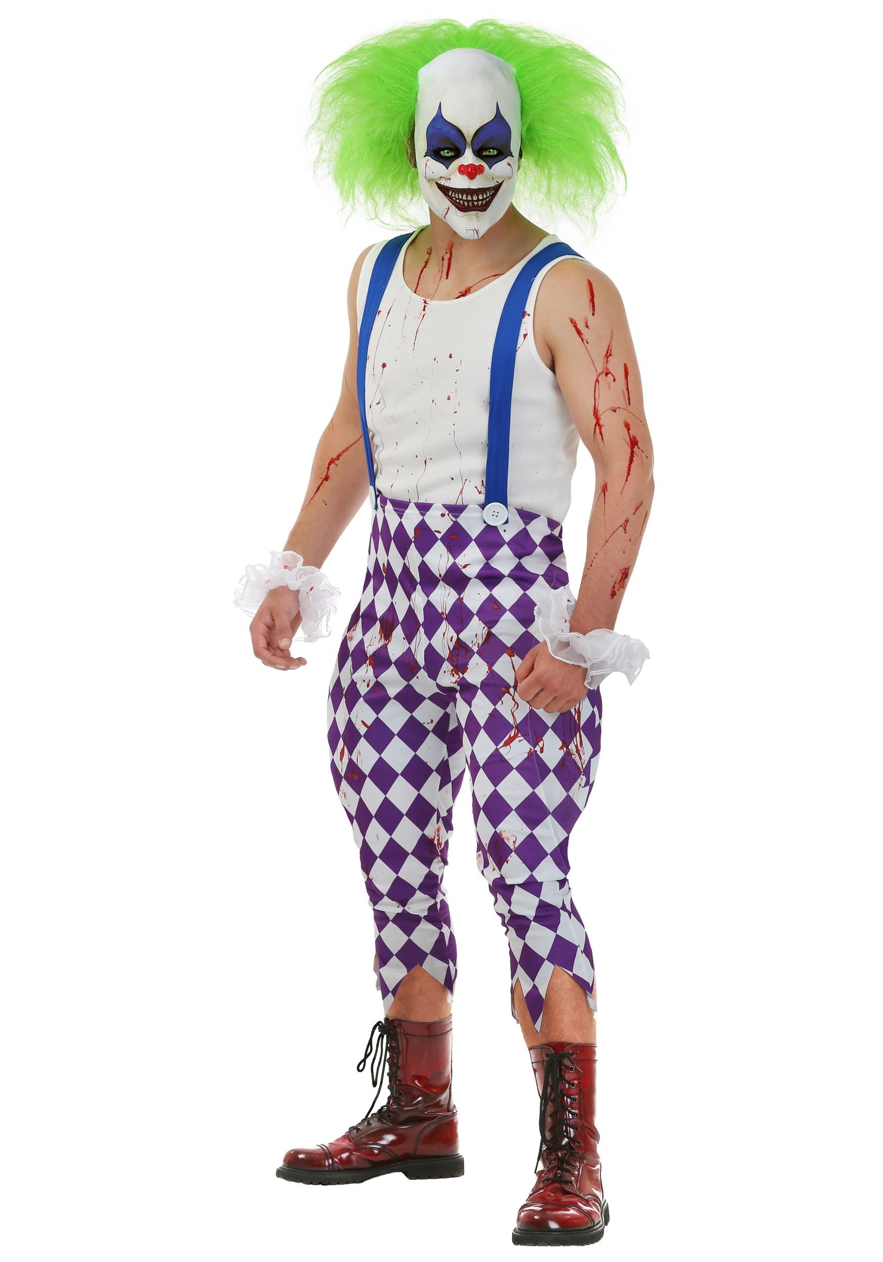 Men's Nightmare Clown Costume - Walmart.com.