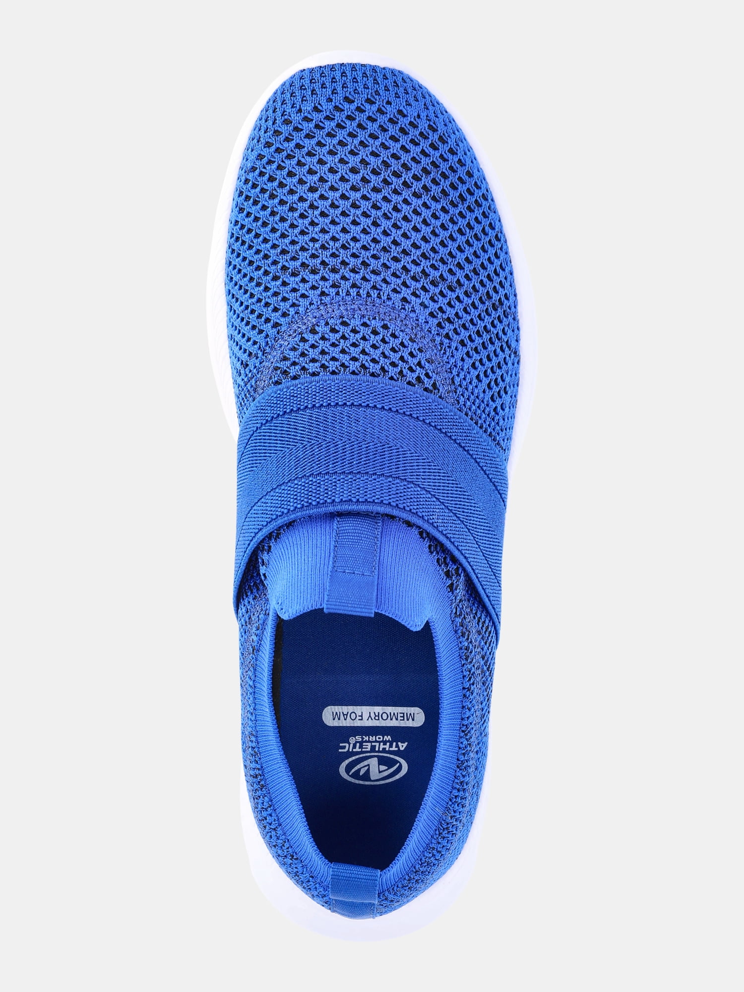 Athletic Works Men's Banded Jogger Slip-On Sneakers, Wide Width Available