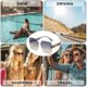 thumbnail image 5 of Gafas de sol cuadradas sin marco con borde recortado, gafas de sol de moda personalizadas con marco grande, hechas de PC, 5 of 5