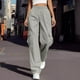 thumbnail image 1 of WILLBEST Pantalones Casuales para Mujer para Uso Diario y Deportes: Cómodo Diseño de Pierna Recta con Cintura Elástica y Bolsillos Funcionales. XXXL, 1 of 6