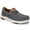 Dark Gray, variant on OrthoComfoot Mens Lace up Shoes, Casual Canvas Loafers with Arch Support, Comfortable Deck Shoe for Extra Cushioning and Pain Relief