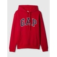 thumbnail image 4 of Sudadera con capucha GAP Heritage Logo Pullover Roja XS, 4 of 4
