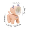 thumbnail image 2 of Lunxisen 2 Pcs Cartoon Night Light Lamp Mini deer LED Desk Lamps Cute DIY Portable Adjustable Phone Holder for Students Bedroom Bookends Room, 2 of 7