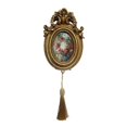 thumbnail image 4 of simhoa Vintage Photo Frame Oval Small Picture Frame for Office Living Room Entrance, 4 of 8