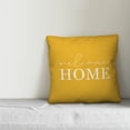 thumbnail image 2 of Creative Products Welcome Home Thin Script Yellow 16x16 Indoor / Outdoor Pillow, 2 of 2