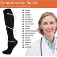 thumbnail image 2 of 6 Pairs Compression Socks for Women & Men 20-30 mmHg Circulation Support Recovery Socks for Running, Cycling, Athletic (2XL), 2 of 6