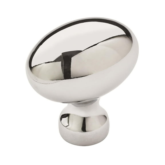 Amerock Vaile 1-3/8 inch (35mm) Length Polished Chrome Cabinet Knob - 10 Pack