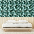 thumbnail image 3 of Ambesonne Botanical Peel & Stick Wallpaper for Home, Wild Flowers Vintage Plot, 13"x100", Hunter Green and Dark Teal, 3 of 5