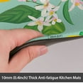 thumbnail image 6 of Lemon Kitchen Mat Set 2 PCS Anti Fatigue Lemon and Leaf Kitchen Rugs Waterproof Cushioned Leather Runner Rug Non Slip Comfort Standing Floor Mats for Kitchen, Home, Sink 17.3" x 28" + 17.3" x 47", 6 of 6