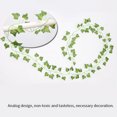 thumbnail image 4 of Artificial Rattan Simulation Small Leaves Fake Plant Rattan Decoration Simulation Green Leaf Garland Vines Decoration for Wedding Home, 4 of 8