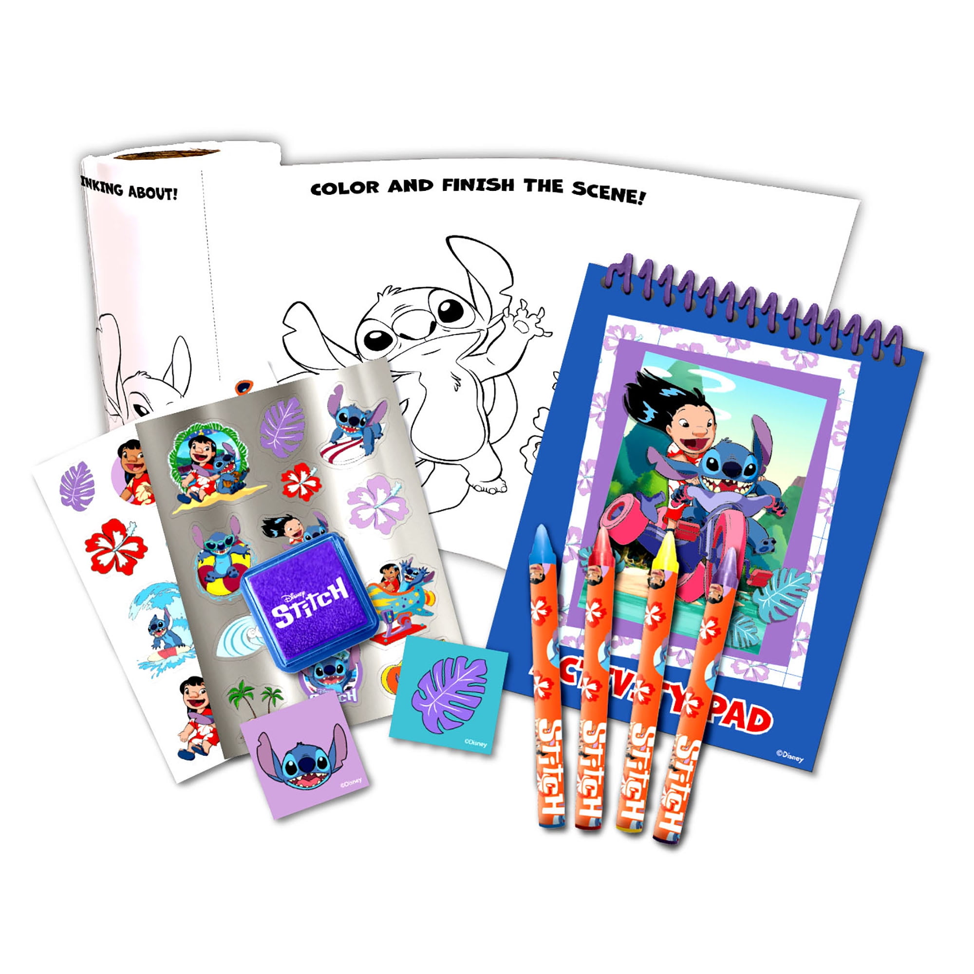 Disney: My Own Creativity Set with Stitch Carrying Case, Kids Ages 3+