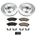 thumbnail image 3 of PowerStop Front Z23 Evolution Sport Carbon-Fiber Ceramic Brake Pad and Drilled & Slotted Rotor Kit Fits: BUICK CHEVROLET PONTIAC SATURN Select Models K1588, 3 of 10