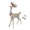Red, variant on Sylvtty Christmas Lighted Reindeer Decorations Glowing Plastic Deer Ornaments with LED Lights for Indoor Outdoor Holiday Display
