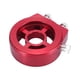 thumbnail image 5 of Adaptador de aceite Unique Bargains para Coche Enfriador sándwich placa rojo, 5 of 7