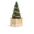 thumbnail image 2 of Greenes Fence Original Cedar Elevated Planter, 16" x 16" x 17", 2 of 9