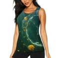 thumbnail image 2 of Haiem Jelly Fish Workout Tank Tops for Women, Athletic Sports Slim-Fit Tank Tops, Compression Sleeveless Dry Fit Shirts,Athletic Shirt-X-Large, 2 of 9
