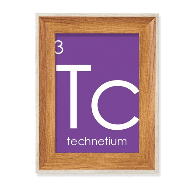 Chestry Elements Period Table Transition Metals Technetium Tc Desktop Wooden Photo Frame Display Picture Art Painting Multiple Sets