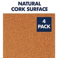 thumbnail image 3 of Tablero de corcho Cork Tiles Quartet, 30 x 30 cm, natural, paquete de 4, 3 of 7
